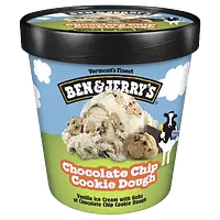 Ben & Jerry's Chocolate Chip Cookie Dough ice cream