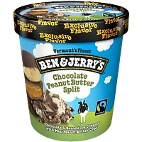 Ben & Jerry's Chocolate Peanut Butter Split ice cream