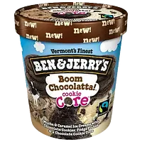 Ben & Jerry's Boom Chocolatta Cookie Core ice cream