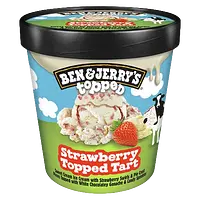 Ben & Jerry's Strawberry Topped Tart ice cream