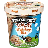 Ben & Jerry's Whiskey Biz Topped ice cream