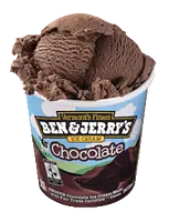Ben & Jerry's Chocolate ice cream