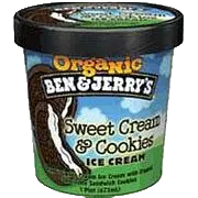 Ben & Jerry's Sweet Cream and Cookies ice cream