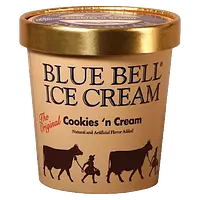 Blue Bell Creameries Cookies 'n Cream ice cream