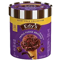 Dreyer's Triple Fudge Brownie Boulevard ice cream