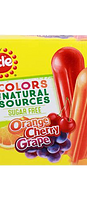 Orange, Cherry & Grape Ice Pops